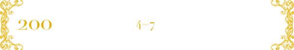 200種あるハーブの中から4～7種類選びブレンディングいたします。